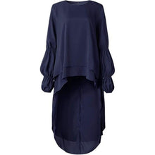 Load image into Gallery viewer, Lantern Long Sleeve High Low  Irregular Hem Casual Top, SMALL, 6J-169T002