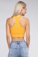 Load image into Gallery viewer, ZENANA Ribbed Cropped Racerback Tank Top