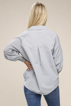 Load image into Gallery viewer, Nuvi Apparel Striped raglan sleeve shirt