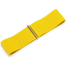Load image into Gallery viewer, 3" Extra Wide Vintage Elastic Waistband Gold Buckle Belt, 3G185Belt002
