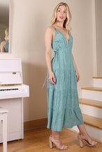 Load image into Gallery viewer, Lilou SL V neck tier dress