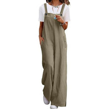 Load image into Gallery viewer, Corduroy Overalls Adjustable Straps Baggy Wide Leg Jumpsuit, 15C-161J001