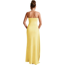Load image into Gallery viewer, Strapless Backless High Split Long Maxi Dress, SMALL 7H-143D013