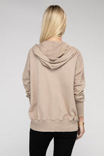 Load image into Gallery viewer, ZENANA French Terry Acid Wash Kangaroo Pocket Hoodie