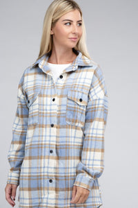 Nuvi Apparel Plaid Shacket