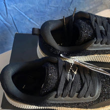 Load image into Gallery viewer, Airhas Black Glitter Sneakers, sz 6.5, SL2-129S004