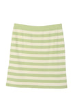 Lilou Stripe rib skirt