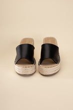 Load image into Gallery viewer, LOCK-1 ESPADRILLE MULE HEELS