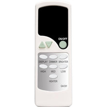 Load image into Gallery viewer, Replacement Remote Control for IHP Lennox Electric Fireplace Heater, 24G-166H009