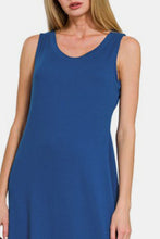 Load image into Gallery viewer, Zenana Scoop Neck Wide Strap Tank Dress