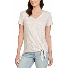 Load image into Gallery viewer, Matty M Ladies' V-Neck Side Tie Tee, SMALL, 1J-142T