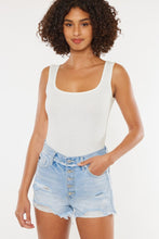 Load image into Gallery viewer, Kancan Distressed Button Fly Denim Shorts