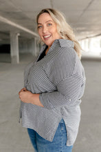 Load image into Gallery viewer, Andree By Unit Mixed Houndstooth Button Up Top