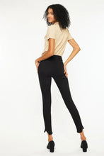 Load image into Gallery viewer, High Rise Frayed Hem Skinny Jeans Back