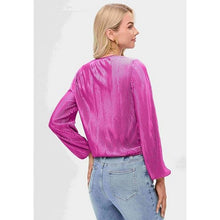Load image into Gallery viewer, Long Lantern Sleeve Shirts Dressy Casual Loose Fit Top, MEDIUM, 1CC-136t
