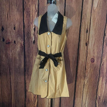 Load image into Gallery viewer, Stylish Gold and Black Women's Dress, Medium, 15H-128D011
