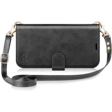 Load image into Gallery viewer, iPhone 16, 6.1" Wallet Case, PU Leather Crossbody, Kickstand, 20M-175PH017