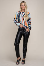 Load image into Gallery viewer, Nuvi Apparel Boat Neck Bishop Sleeve Blouse