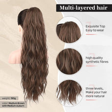 Load image into Gallery viewer, 26 Inch Drawstring Ponytail Hair Extensions, 19C-176H002