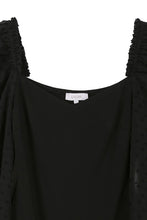 Load image into Gallery viewer, Lilou LS shirring sleeve bodysuit