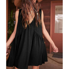 Load image into Gallery viewer, V Neck Sleeveless Mini Dress, XL, 21H196D002