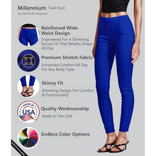 Load image into Gallery viewer, Super Comfy Stretch With Full Elastic Waist Pull On Twill Pant, 2X, 22E-196B004