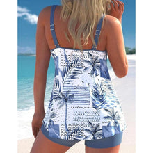 Load image into Gallery viewer, Two Piece Bathing Suits with Shorts, Large, 13J-191Swim002