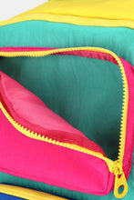 Load image into Gallery viewer, Himawari Contrast Nylon Backpack Bag with Handles