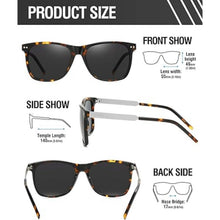 Load image into Gallery viewer, Retro Square Polarized Sunglasses, 1GG-145SUNG002