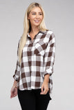 Ambiance Apparel Classic Plaid Flannel Shirt