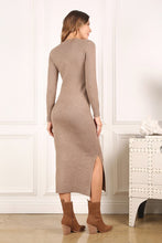 Load image into Gallery viewer, Lilou V-neck sweater maxi dress