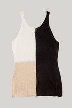 Load image into Gallery viewer, Nuvi Apparel Color blocked cami top