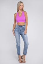 Load image into Gallery viewer, ZENANA Ribbed Cropped Racerback Tank Top