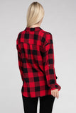 Ambiance Apparel Classic Plaid Flannel Shirt