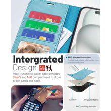 Load image into Gallery viewer, IPhone 17e Case/IPhone 16e Wallet Case, PU Leather Card Holders, 20E-188PH002