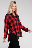 Ambiance Apparel Classic Plaid Flannel Shirt