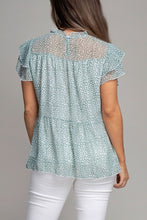 Load image into Gallery viewer, Nuvi Apparel Tiered chiffon blouse