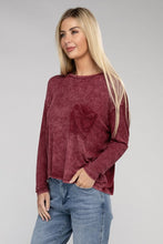 Load image into Gallery viewer, ZENANA Washed Ribbed Dolman Sleeve Round Neck Top