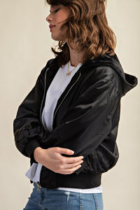 Sweet Generis REVERSIBLE ALL WEATHER FUR LINED BOMBER JACKET