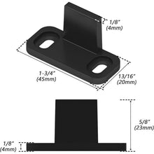 Load image into Gallery viewer, 4 Pieces Barn Door Floor Guide Sliding Closet Hardware, 24F164H009