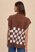 Load image into Gallery viewer, Annie Wear Checkered Button Down Short Sleeve Cardigan