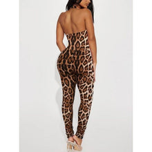 Load image into Gallery viewer, One Piece Backless Leopard Jumpsuit, SIZE XXL, 1KK-164J001