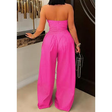 Load image into Gallery viewer, Strapless Wide Leg Jumpsuit, Size XL, 4K-147J001