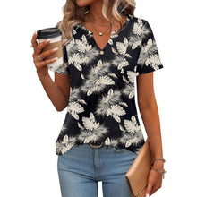 Load image into Gallery viewer, Henley V-Neck Tshirt, MEDIUM, 5N-146T005