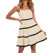 Load image into Gallery viewer, Summer Swing Mini Dress Apricot, Medium, 7B-194D008