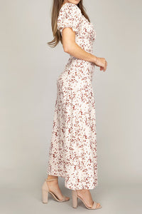 Nuvi Apparel Empire waist satin dress