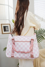 Load image into Gallery viewer, Zenana Checkered Multi-Pocket Travel Bag