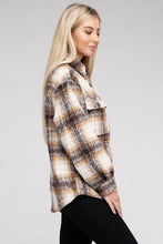 Load image into Gallery viewer, Ambiance Apparel Cozy Plaid Flannel Shacket