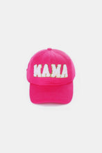 Load image into Gallery viewer, MAMA Chenille Patch Baseball Cap