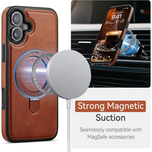 Load image into Gallery viewer, 16 Plus Case with Stand Compatible with Magsafe Slim PU Leather, 20J-171PH017